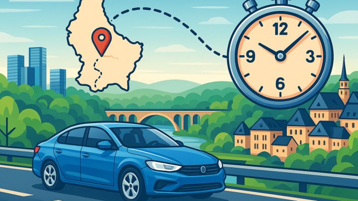 Неліктен Люксембургте елді 30 минутта кесіп өтуге болады?