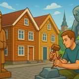 Почему в Осло так много деревянных домов и скульптур