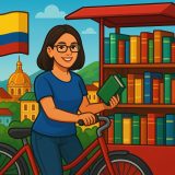 Колумбияда велосипедтерге арналған көше кітапханалары қалай пайда болды
