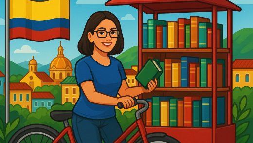 Колумбияда велосипедтерге арналған көше кітапханалары қалай пайда болды