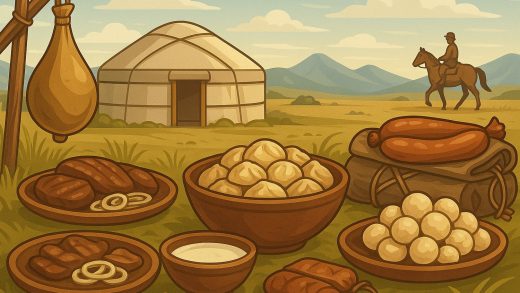 Что ели кочевники в степи и как хранили продукты