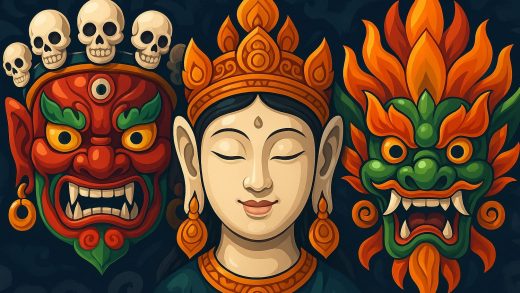 Азиялық әдет-ғұрыптардағы таңғажайып маскалар