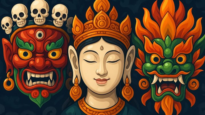 Удивительные маски в ритуальных практиках Азии - Информатор 1