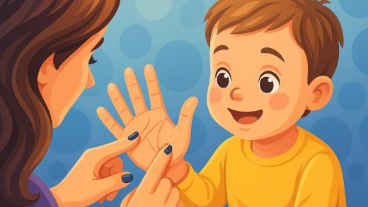 Как читать ладони у детей