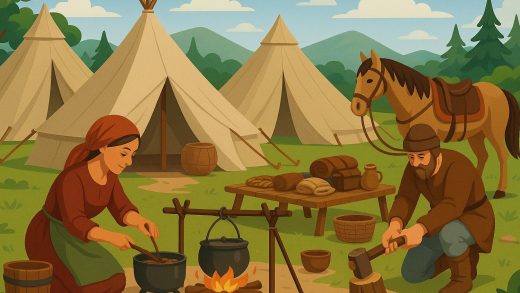 Как обустраивали кочевые лагеря и что в них было важным