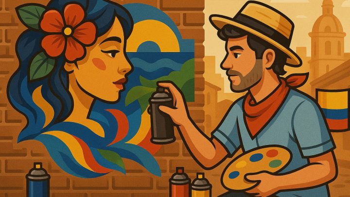 Почему в Колумбии популярны уличные художники