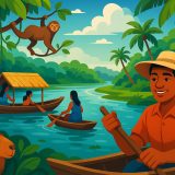 Амазонка мен оның салаларында өмір қалай жұмыс істейді