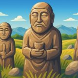 Ежелгі көшпенділерден қандай тас мүсіндер қалды?