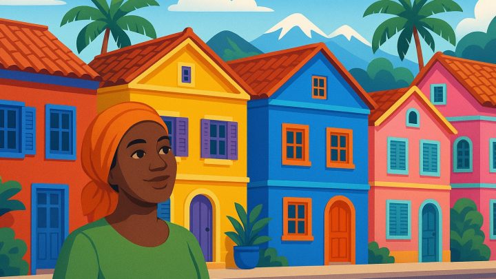 Неліктен Гаитидегі үйдің қасбеттері жиі түрлі-түсті?