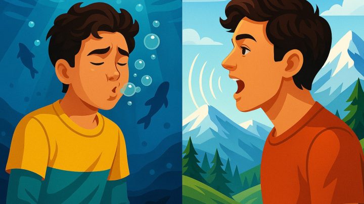 Су астында немесе тауда дауыс қалай өзгереді? - Информатор 1