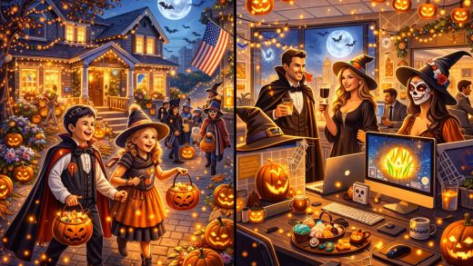 Как в США празднуют Halloween - от улицы до офиса