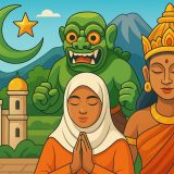 Индонезия исламды, анимизмді және индуизмді қалай біріктіреді