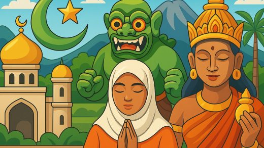 Индонезия исламды, анимизмді және индуизмді қалай біріктіреді