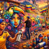 Колумбияда көше граффити мәдениеті қалай өмір сүреді