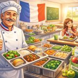 Францияда мектептегі түскі ас қалай дайындалады