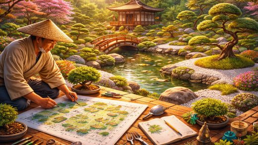 Как в Азии создаются сады, в которых не растёт случайного растения