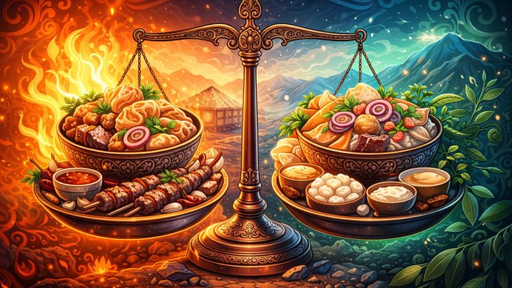 Неліктен дәстүрлі қазақ тағамдары тепе-теңдік қағидаларына негізделген