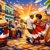 Как в Пуэрто-Рико звучит бомба и плена - музыка улиц